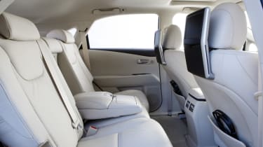 Lexus RX 450h rear seats