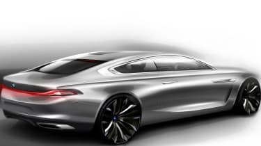 BMW Gran Lusso rear sketch