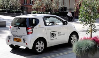 CCTV camera car