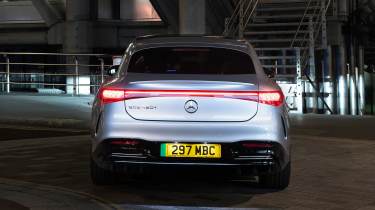 Mercedes EQS - full rear static