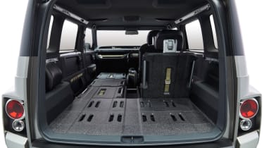 New Toyota Tj Cruiser concept - interior seats folded