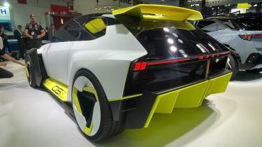 Vauxhall Corsa GSE Vision Gran Turismo concept at Munich Motor Show - rear static 