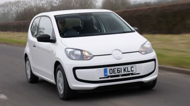 Volkswagen Take up! front tracking