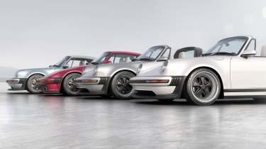 Singer 911 Turbo restomod Slantnose, Targa and Cabriolet - front end