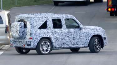 New Mercedes G-Class EQ - rear cornering 