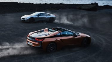 BMW i8 and i8 Roadster - action