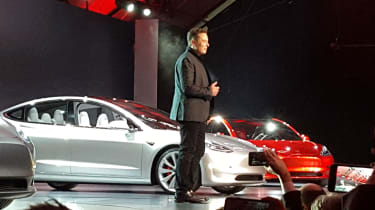Tesla Model 3 launch Elon Musk
