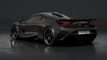McLaren 750S Le Mans (black) - rear 3/4