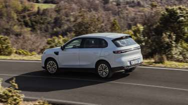 New Leapmotor B10 Hybrid EV - rear cornering 