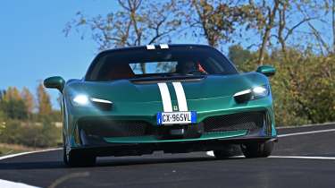 Ferrari 296 Speciale - front cornering