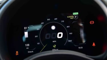 Abarth 500e - digital instrument cluster