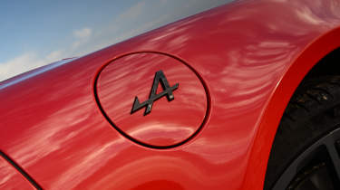 Alpine A110 - fuel filler flap