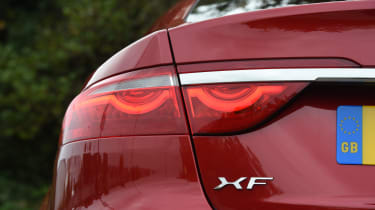 Long-term test review: Jaguar XF - first report rear lights
