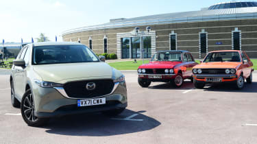 Mazda CX-5 long term test - second report: CX-5 with Audi 80 and Triumph Dolomite