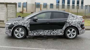 Audi Q4 Sportback e-tron (camouflaged) - side