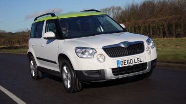 Skoda Yeti Greenline track