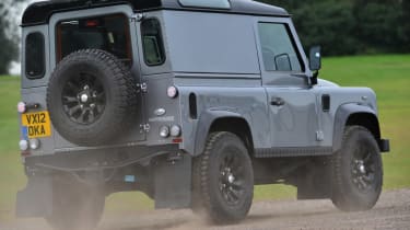 Land Rover Defender XTech rear tracking