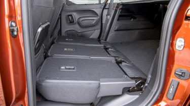 Vauxhall Combo-e Life - rear seats down