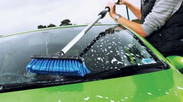 Baoblaze Car Pressure Washer Rotating Wash Brush Vehicle Care Washing Sponge Cleaning Tool