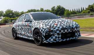 Hyundai Ioniq 6 N prototype - front tracking