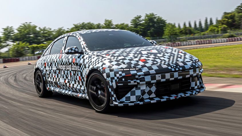 image of "New Hyundai Ioniq 6 N prototype review: the EV that thinks it’s a track toy"