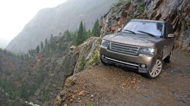 Range Rover in the Rockies