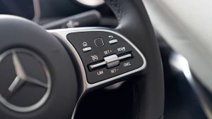 Mercedes steering wheel cruise control buttons