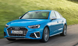 2019 Audi S4 saloon front tracking