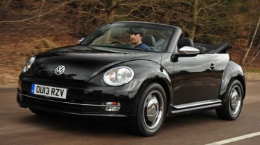 VW Beetle Cabriolet 50s front tracking