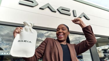 Dacia offers free hot water bottles