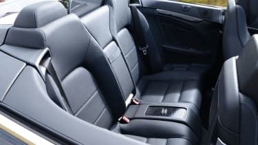 Mercedes E-Class Cabriolet rear seats