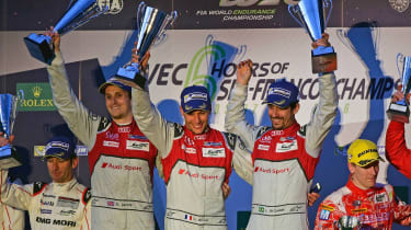 Audi podium - Le Mans preview