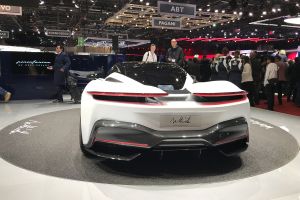 Pininfarina Battista at Geneva Motor Show 2019 white