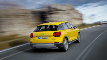 Audi Q2 Yellow rear