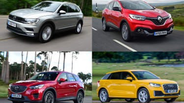 Best crossover cars and SUVs - header