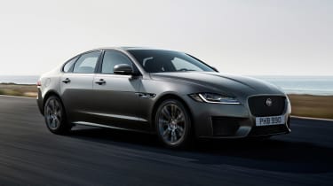 Jaguar XF Chequered Flag - front action