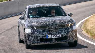 BMW iX3 prototype - front cornering