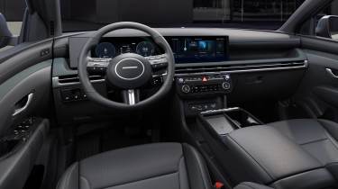 Hyundai Tucson facelift 2024 - dash