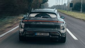 Porsche Taycan Cross Turismo prototype - full rear