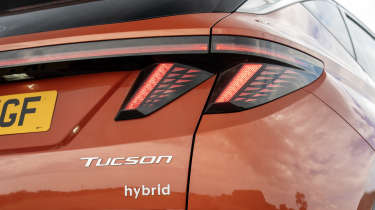 New Hyundai Tucson hybrid - rear tail lights 
