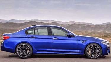 BMW M5 leaked - side