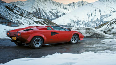 The Lamborghini Countach is considered to be the original wedge-shaped supercar.