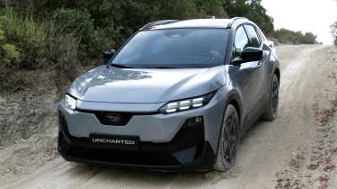 Subaru Uncharted - front action