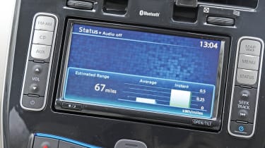 Nissan Leaf screen