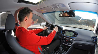 Hyundai Ioniq hybrid 2016 review - Graham driving