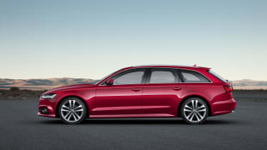 Audi A6 facelift - Avant side profile