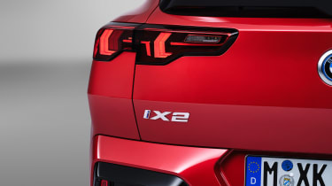 BMW iX2 - studio rear detail