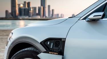 Audi e-tron charging 