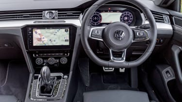Volkswagen Arteon review - gold interior front