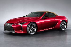 Lexus LC Convertible - front red